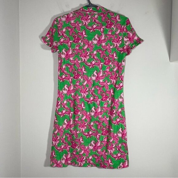 Lilly Pulitzer Carolyn Butterfly Flutter Dress Size XS - Picture 5 of 6
